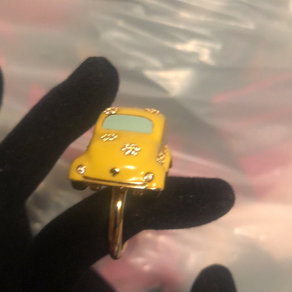 New Kate Spade ♠️ Yellow Taxi 🚕 Car Ring size 6 - Picture 17 of 17